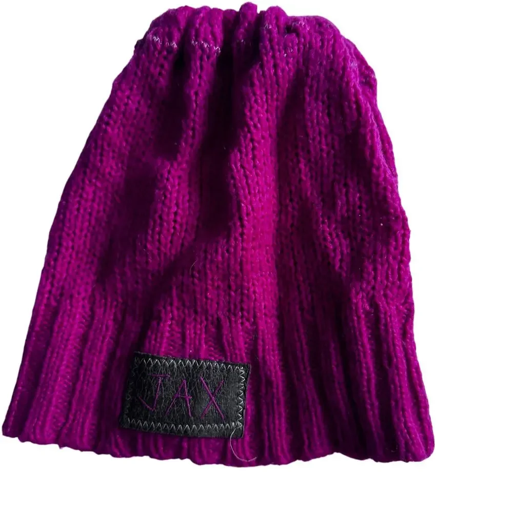 JAX bun beanie